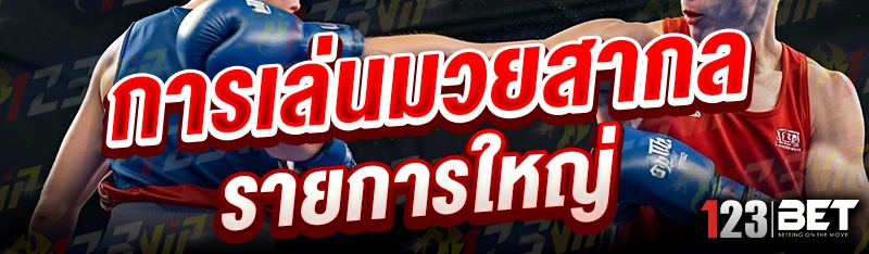 การเล่นมวยสากลรายการใหญ่