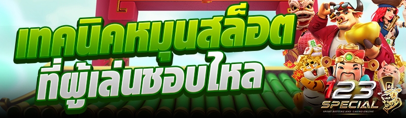 เทคนิคหมุนสล็อตที่ผู้เล่นชอบไหล