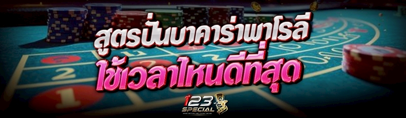 สูตรปั่นบาคาร่าพาโรลี ใช้เวลาไหนดีที่สุด