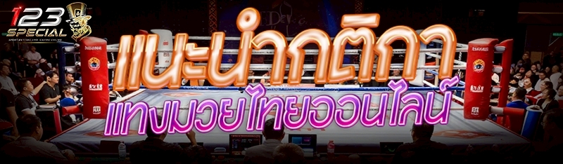 แนะนำกติกา แทงมวยไทยออนไลน์